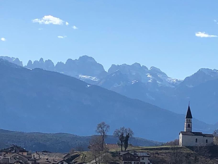 Appartamento Luminoso, Giardino, Vista Dolomiti. Baselga di Pinè Extérieur photo